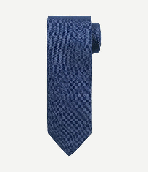 Stropdas zijde donkerblauw k82-1