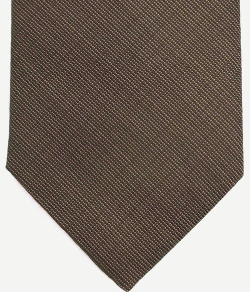 Stropdas zijde donkerbruin k82-1