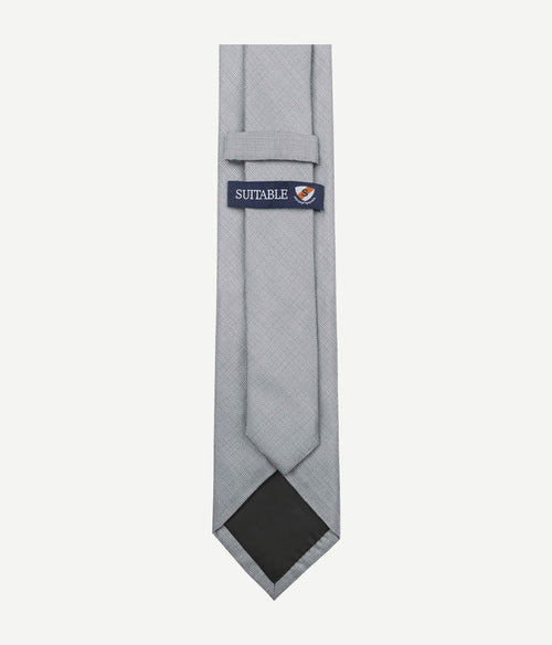 Stropdas zijde grijs k81-11