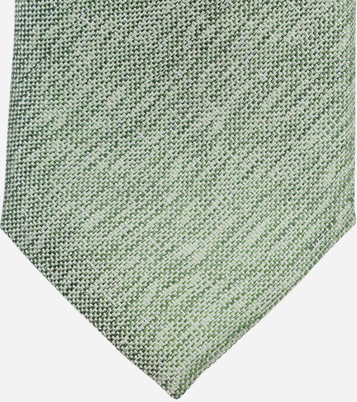 Stropdas zijde groen k81-21