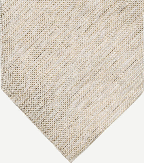 Stropdas zijde lichtbruin k81-6