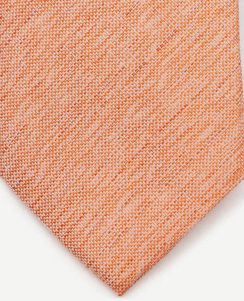 Stropdas zijde oranje k81-8