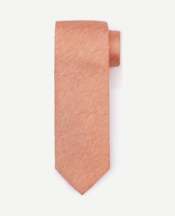 Stropdas zijde oranje k81-8