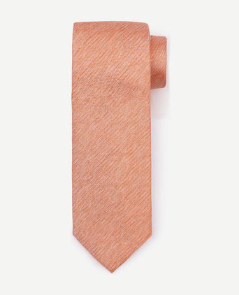 Stropdas zijde oranje k81-8