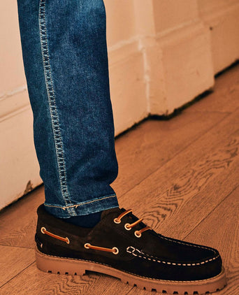 Bootschoenen suede bruin