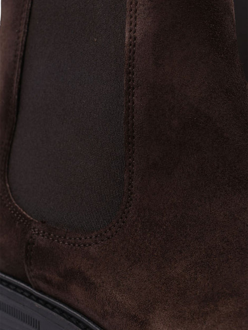 Chelsea boot suede bruin