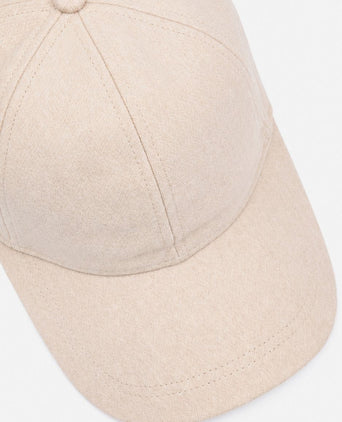 Cap wool blend ecru