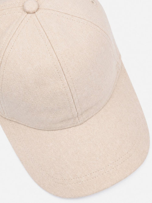 Cap wool blend ecru