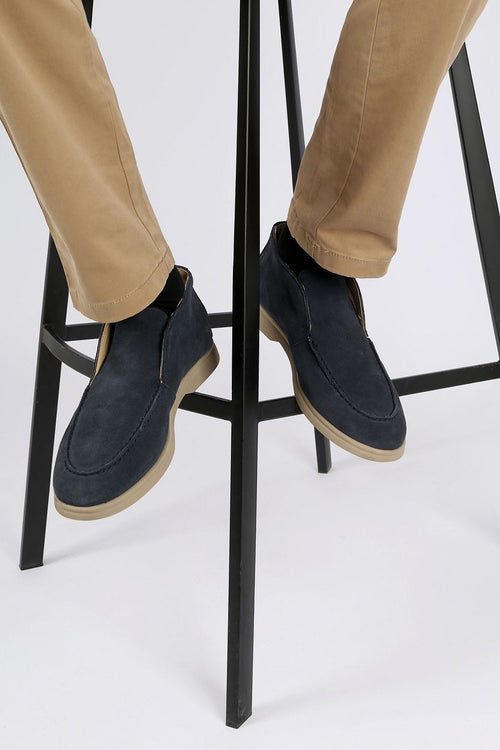 Suitable ace loafers donkerblauw