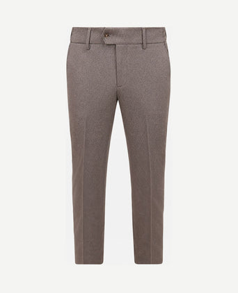 Aiden pantalon houndstooth tabacco