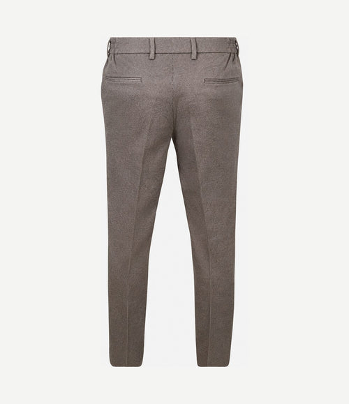 Aiden pantalon houndstooth tabacco