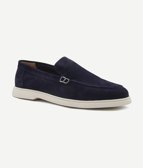 Suitable azul loafers donkerblauw