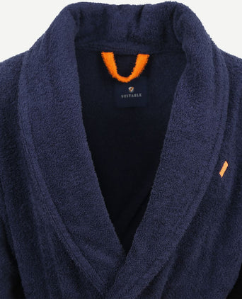 Suitable badjas donkerblauw | Regular-fit