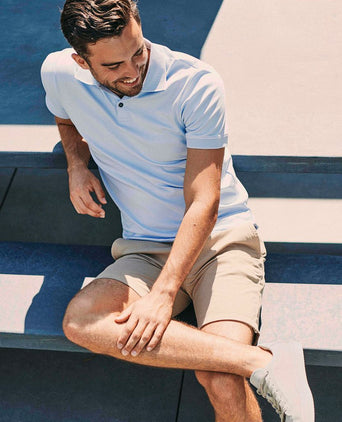 Suitable barri short beige | Slim-fit