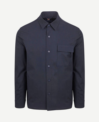 Base shacket donkerblauw