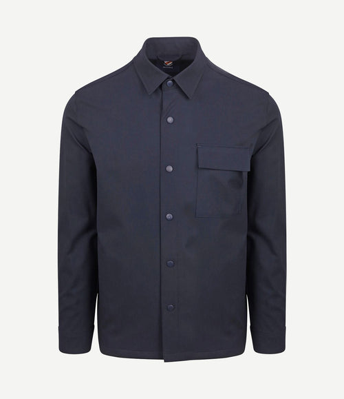 Base shacket donkerblauw