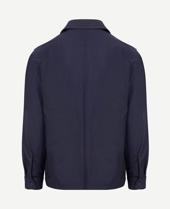 Base shacket donkerblauw