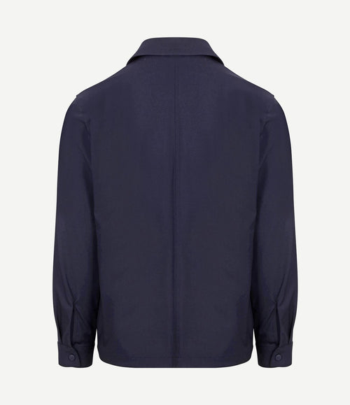 Base shacket donkerblauw