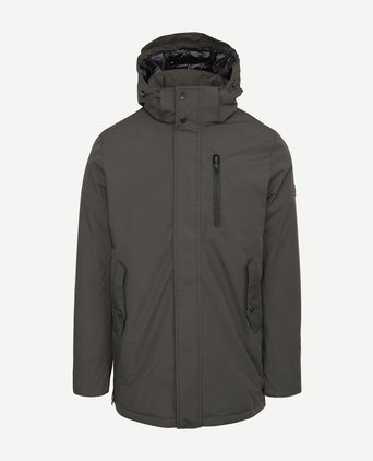 Suitable baz winterjas donkergroen | Regular-fit