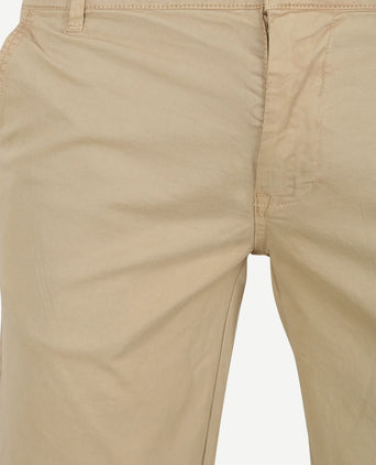 Suitable berry short beige | Slim-fit