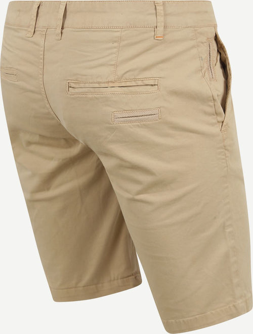 Suitable berry short beige | Slim-fit