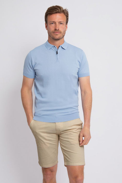 Suitable berry short beige | Slim-fit