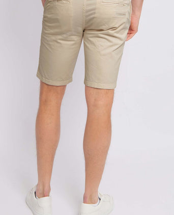 Suitable berry short beige | Slim-fit