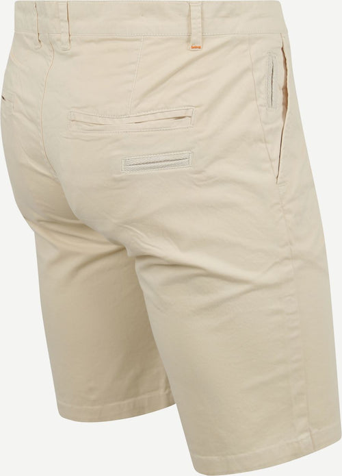 Suitable berry short ecru | Slim-fit