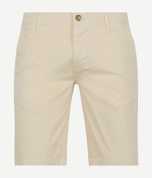 Suitable berry short ecru | Slim-fit