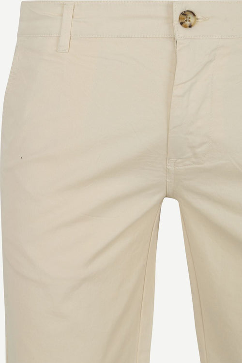 Suitable berry short ecru | Slim-fit