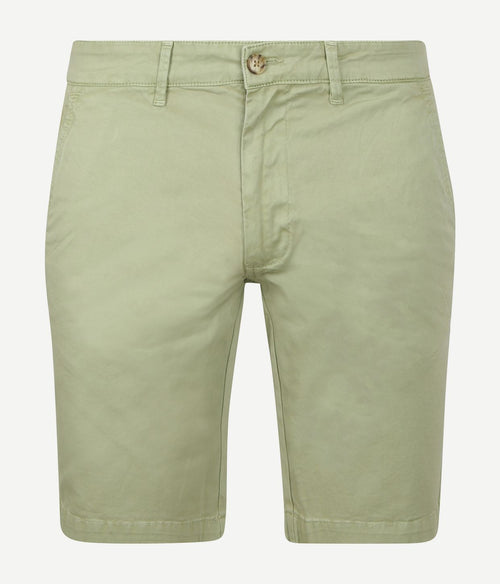 Suitable berry short groen | Slim-fit