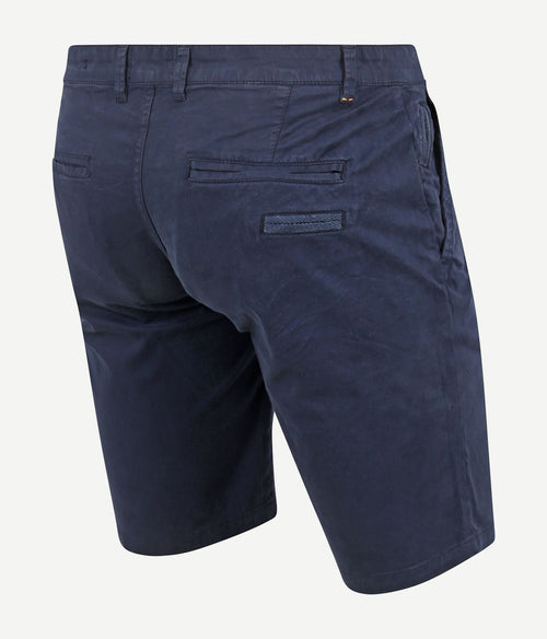Suitable berry short donkerblauw | Slim-fit