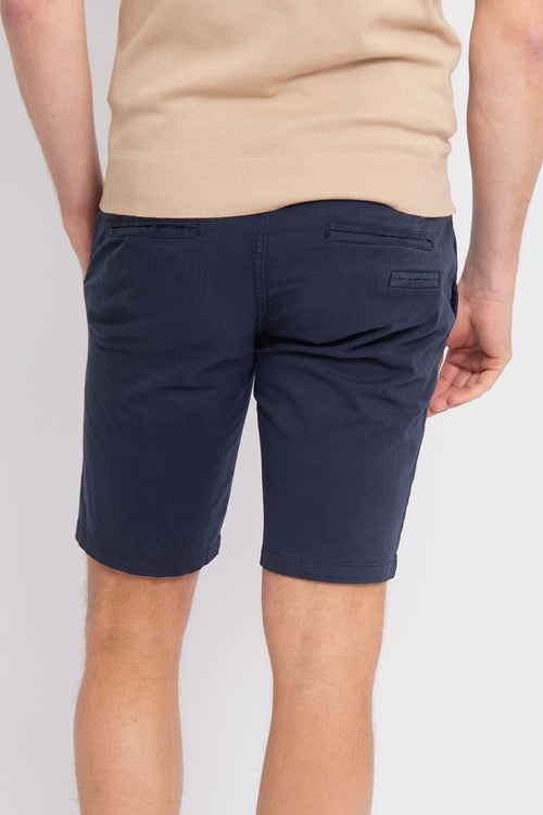 Suitable berry short donkerblauw | Slim-fit