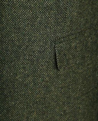 Suitable birds eye colbert merinowol groen | Regular-fit