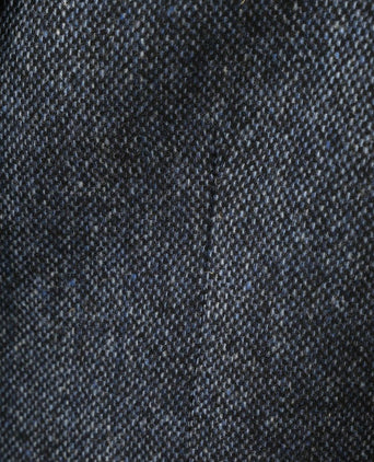 Birds eye colbert merinowol donkerblauw