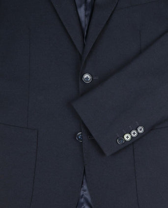 Suitable blazer flanel donkerblauw