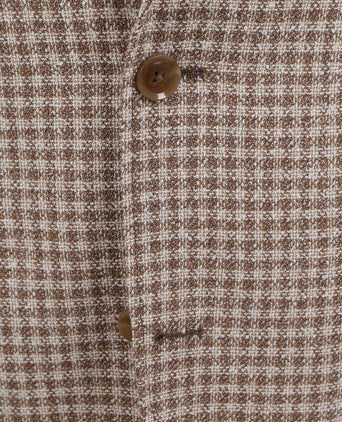 Suitable blazer grou ruiten beige