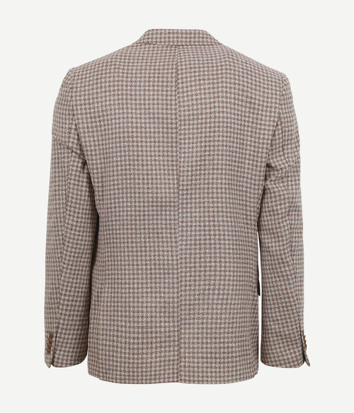 Suitable blazer grou ruiten beige