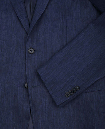 Blazer linen twill donkerblauw