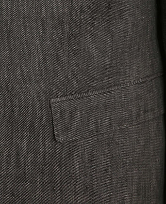 Suitable blazer linnen groen | Slim-fit