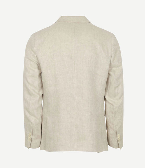 Blazer linnen herringbone ecru