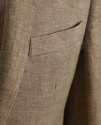 Suitable blazer linnen panama beige | Slim-fit