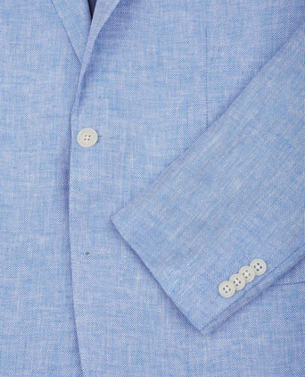 Blazer linnen panama lichtblauw