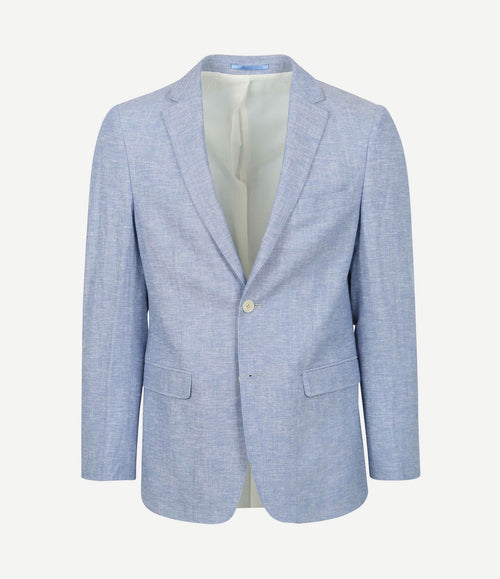 Blazer linnen panama lichtblauw