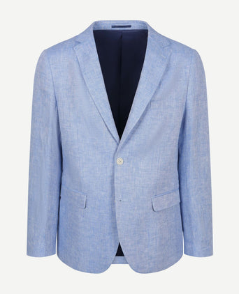 Blazer linnen panama lichtblauw