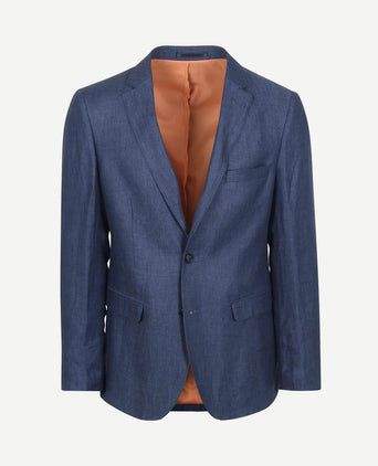 Blazer linnen panama donkerblauw
