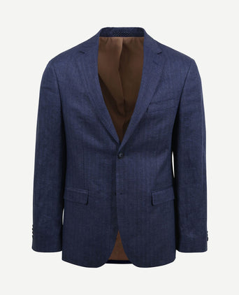 Blazer linnen royal blauw
