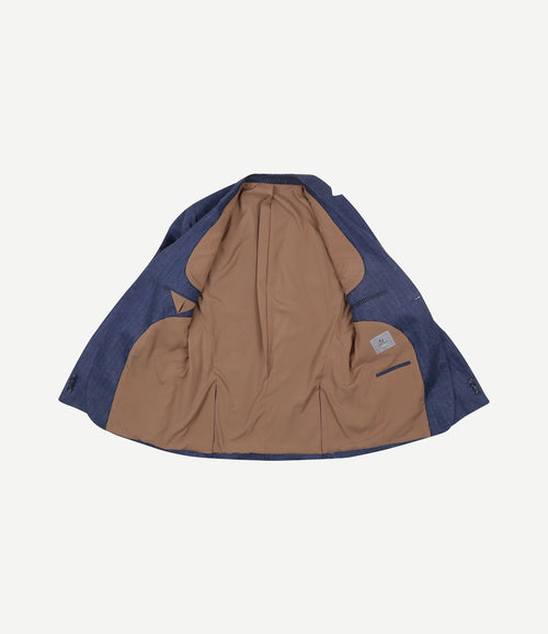 Blazer linnen royal blauw