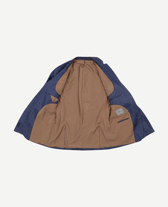 Blazer linnen royal blauw