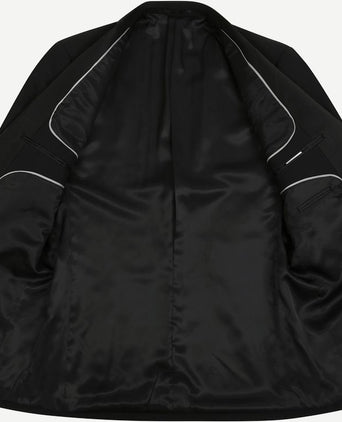 Suitable blazer manhatten wolmix zwart